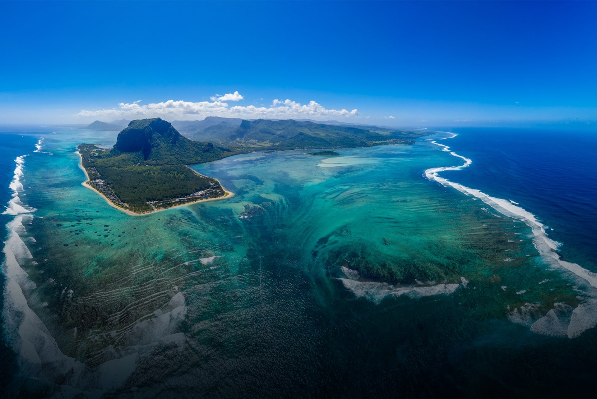 Mauritius aerial
